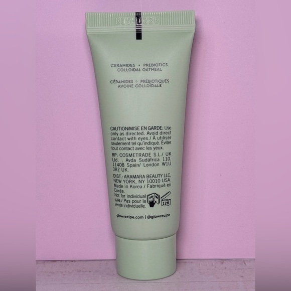 Glow Recipe Avocado Ceramide Moisture Barrier Cleanser NEW 20 ml / 0.67 fl oz - Picture 2 of 3